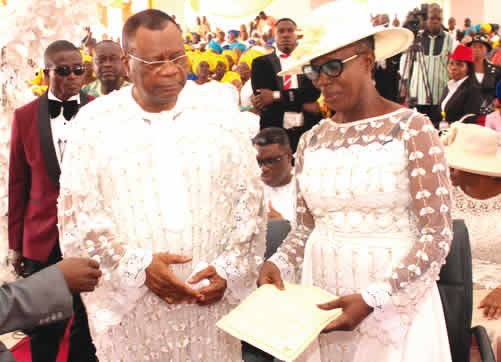 75 year old popular evangelist, Prophet Samuel Abiara remarries. (Photo)