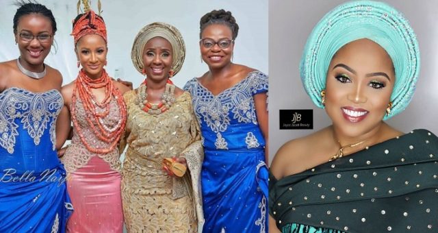 Actress, Adesua Etomi Wellington shows off her stunning mum, sisters and sisters-in-law.