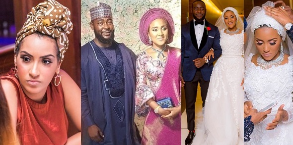 Juliet Ibrahim comes under attack after she congratulated Dangote's daughter and her husband, Jamil.