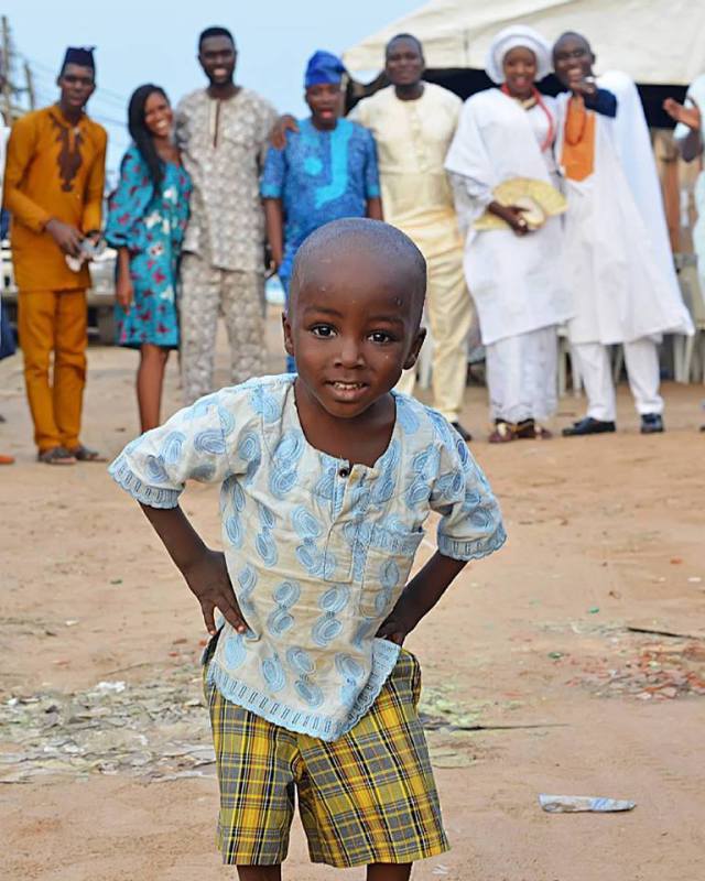 Little Boy who Photobombed a wedding shoot last year December celebrated his 4th birthday in Grand Style