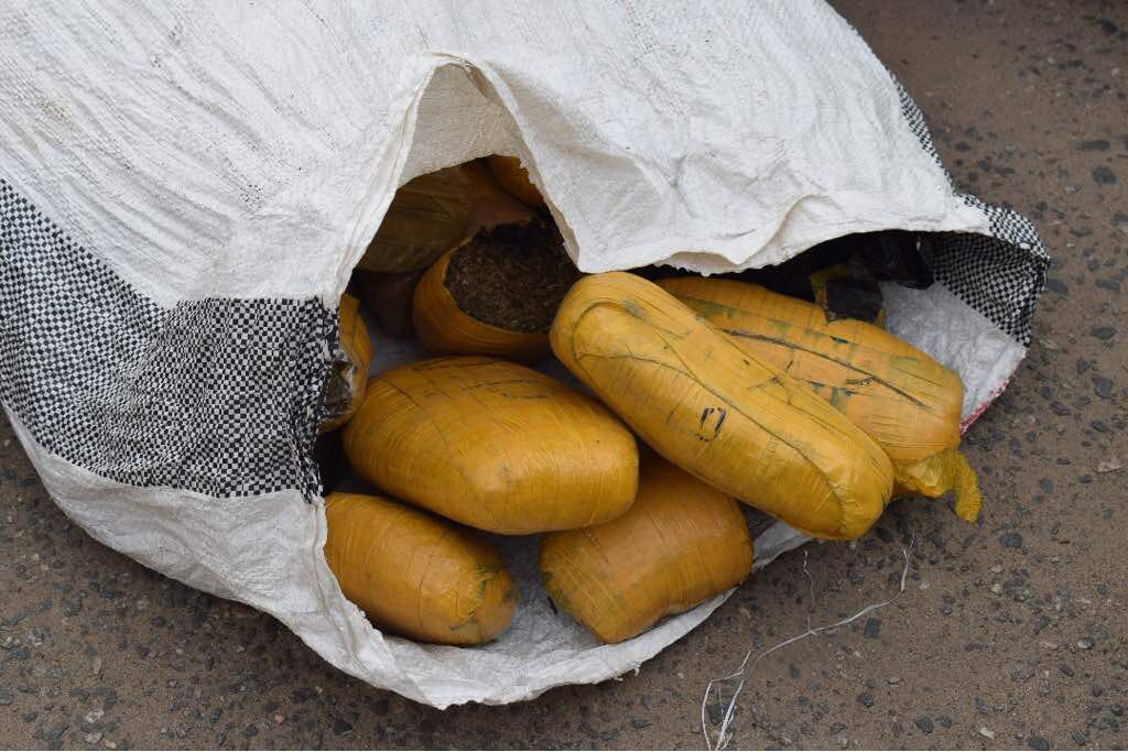Lagos State Rapid Response Squad calls on citizens to come and claim their missing bag of weeds.