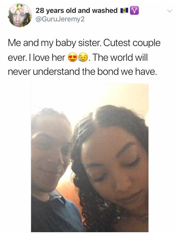 'My younger sister is 3 months pregnant for me, call it incest, but we call it fate' - Twitter user reveals,