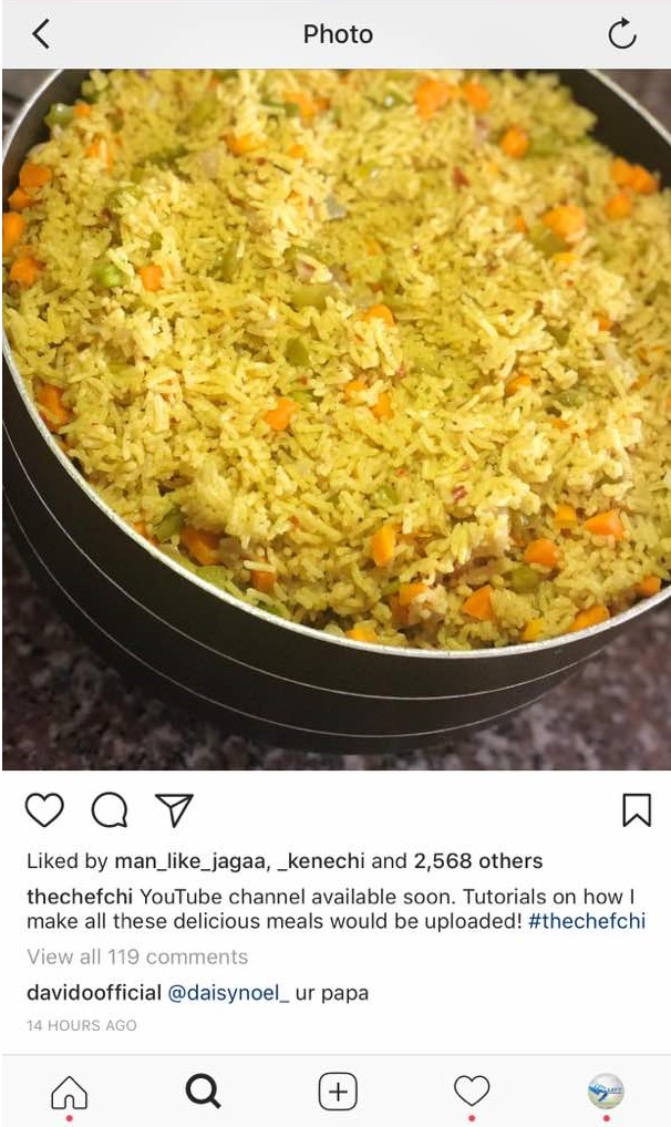 Davido replies lady who called his girlfriend's cooking trash