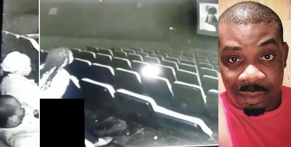 Nigerian Couple Caught On CCTV Having Sex In A Cinema in Lagos, Don Jazzy Reacts