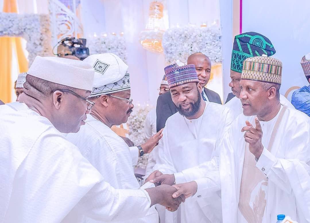 President Buhari attends Fatima Dangote & Jamil Abubakar's Wedding