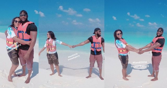 Fatima Dangote and husband, Jamil Abubakar go on a honeymoon to an exotic Island (Photos)