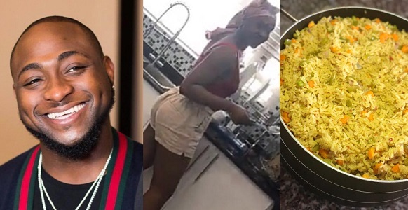 Davido replies lady who called his girlfriend's cooking trash