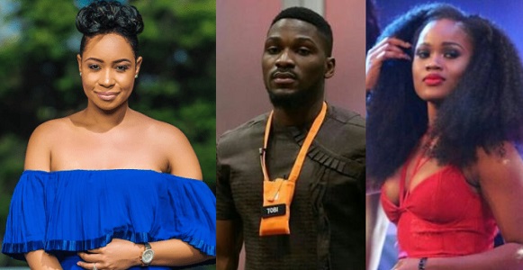 #BBNaija: Former BBA Housemate, Pokello reacts to Tobi and Cee-C's 'confusing love'