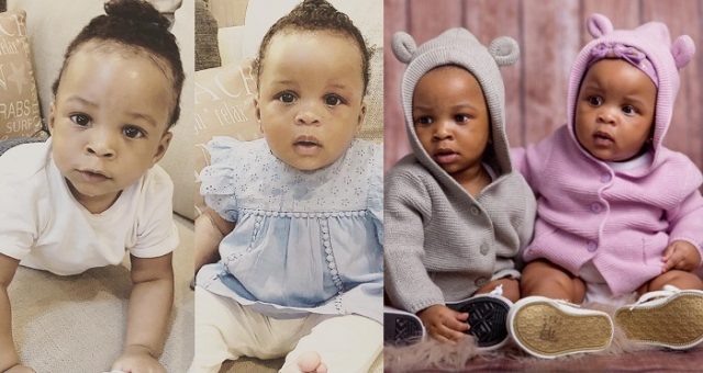 Paul Okoye releases new photos of his twin babies; they've really grown!