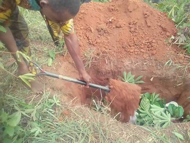 Two pupils who were brutally hacked to death by mentally deranged man, laid to rest in Ogun. (Photos)