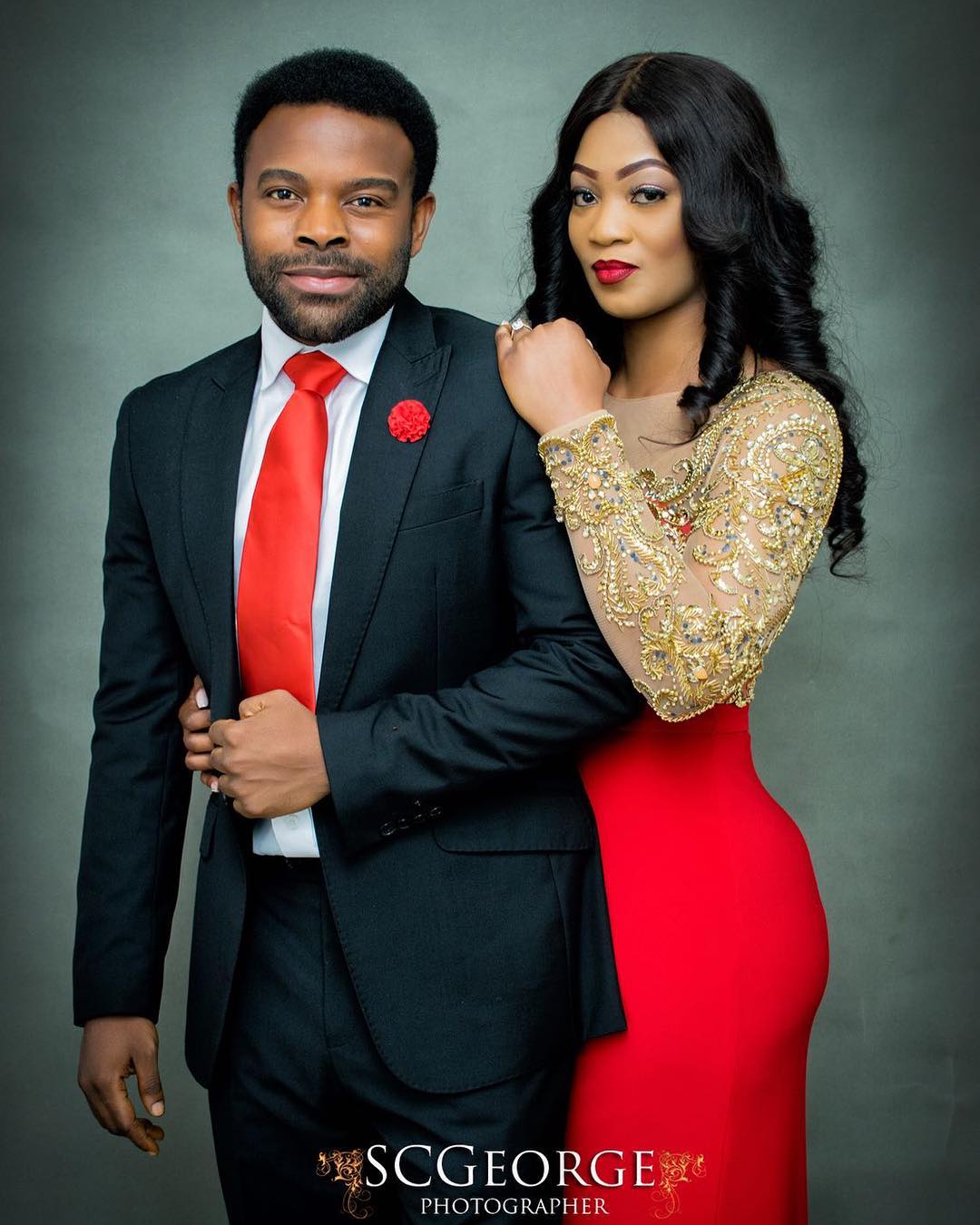 Actor, Gabriel Afolayan set to wed his longtime girlfriend, Adebanke. (Pre-wedding photos)