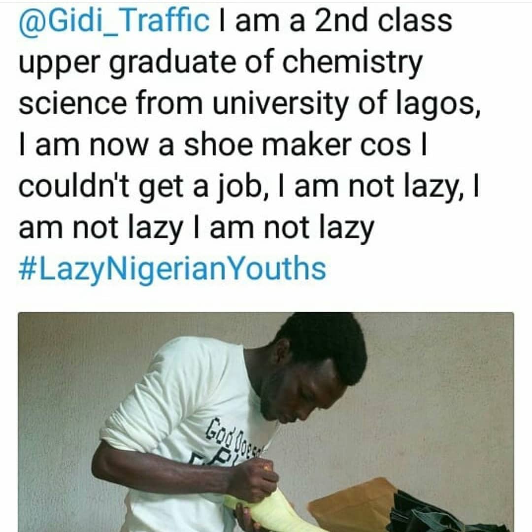 'We are not Lazy' - Nigerian youths reply President Buhari, share photos of their handiwork