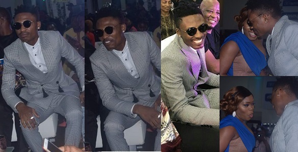 #BBNaija: 'See Gobbe' winner, Efe spotted alongside other former housemates at live show in Lagos.