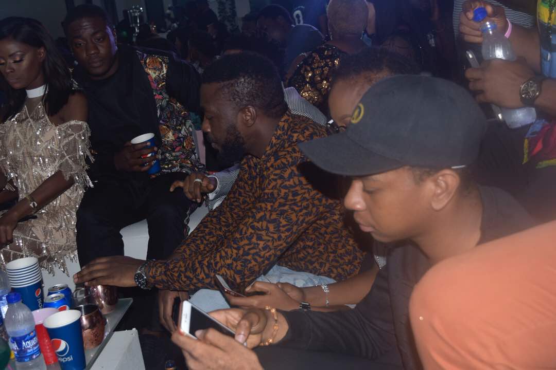 #BBNaija: 'See Gobbe' winner, Efe spotted alongside other former housemates at live show in Lagos.