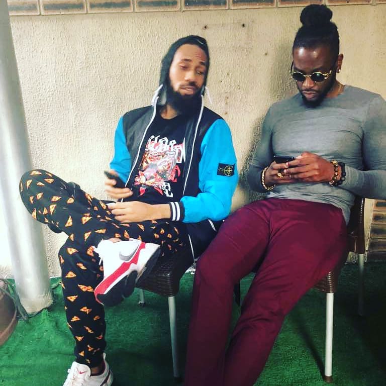 #BBNaija: Teddy A spotted with Phyno; another possible collaboration perhaps?!