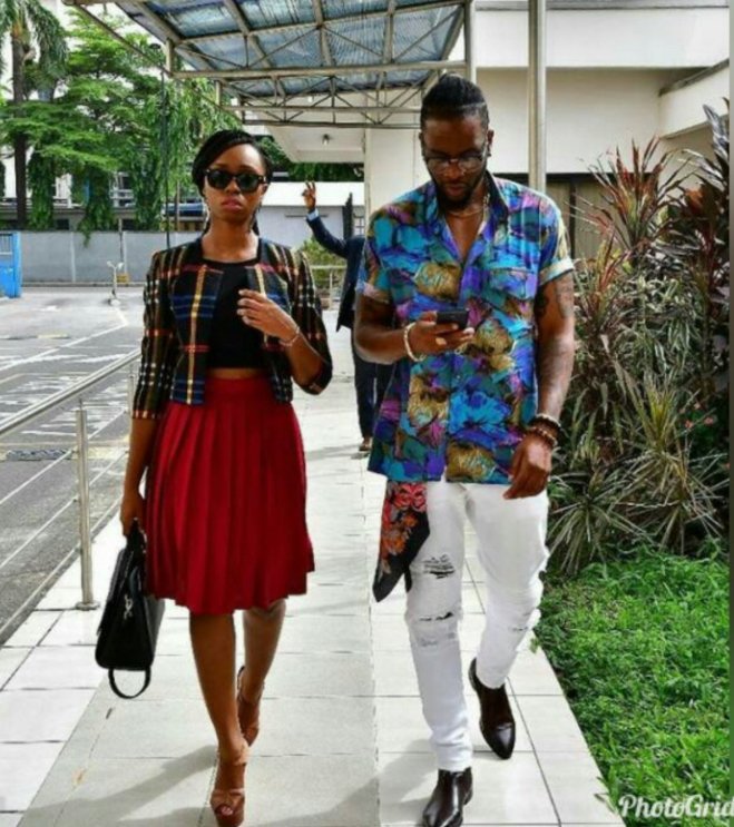 #BBNaija: Teddy A and BamBam step out in style.