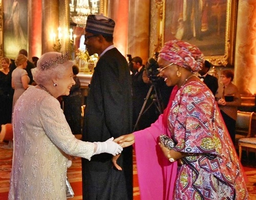 President Buhari And Wife, Hosted To Lavish Dinner By Queen Elizabeth II (Photos)