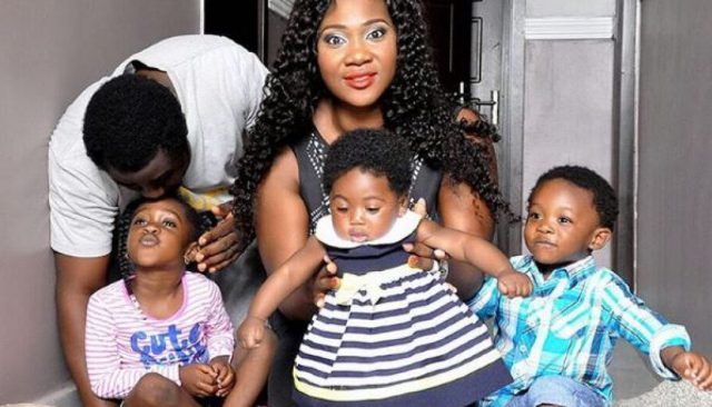 Lovely new photos of Mercy Johnson playing with her beautiful kids