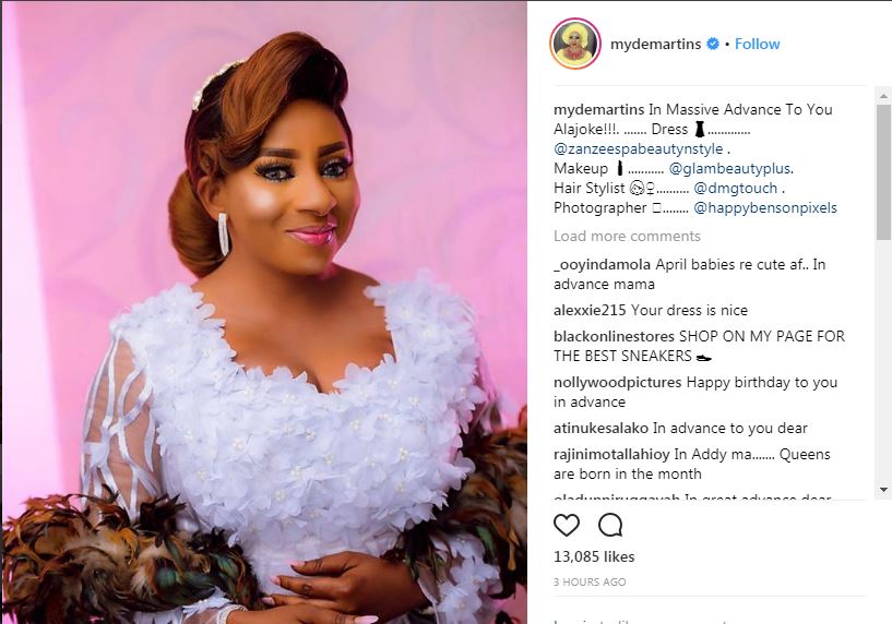 Mide Martins marks birthday with beautiful new Photos