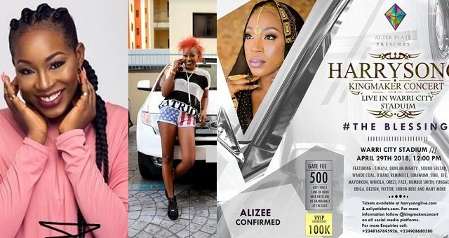 Nigerian Singer, Alizee was billed to perform at Harrysong's concert before her death