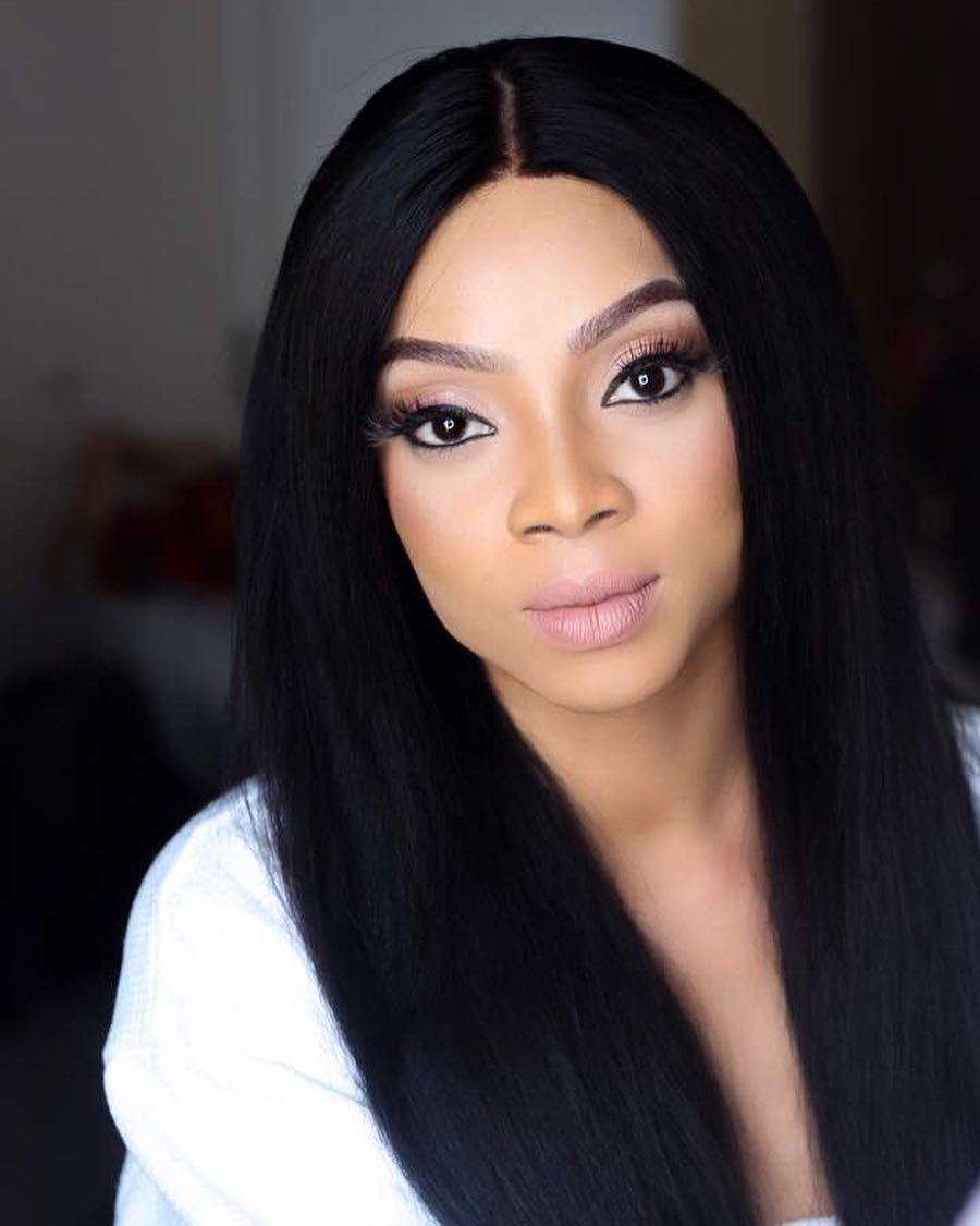 Toke Makinwa reacts to police shutting down venue of Bobrisky's birthday party