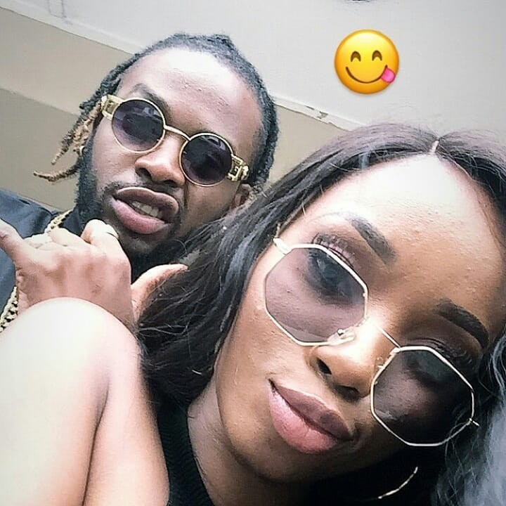#BBNaija: New loved up photos of evicted housemates, BamBam and Teddy A.