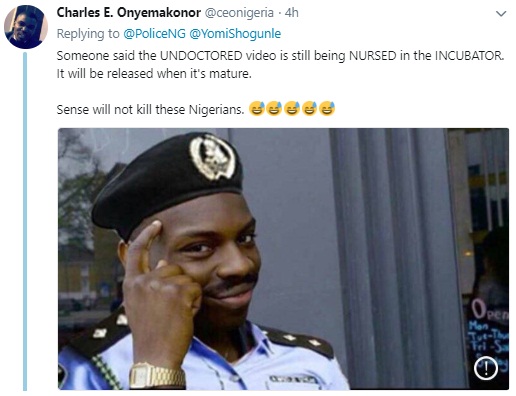 Nigerians demand the release of the 'undoctored copy' of IGP Ibrahim Idris' embarrassing video