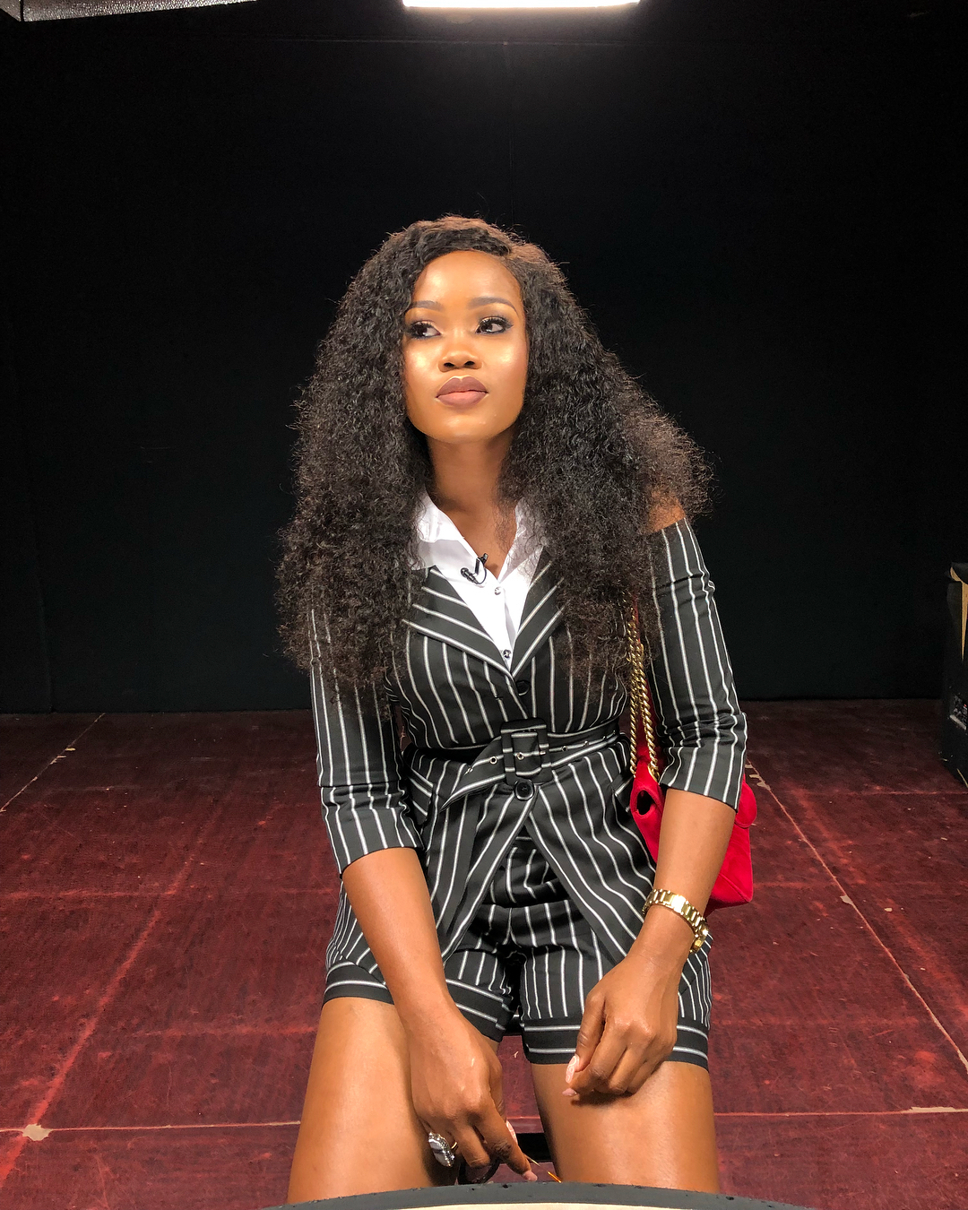 CeeC is all shades of classy as she rocks N348,000 black YSL-Heel Pump. (Photos)