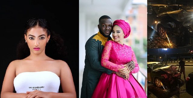Wizkid's ex, Sophie Alakija, survives a ghastly accident with her husband and 2 kids. (Photos)