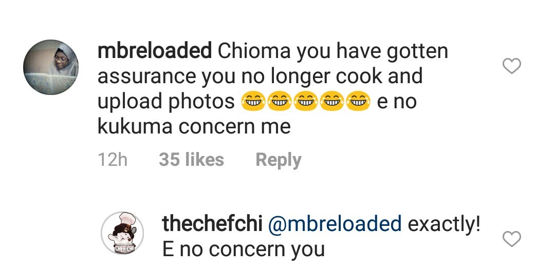 Davido's girlfriend, Chioma claps back at follower who said she abandoned her cooking after getting 'assurance'.