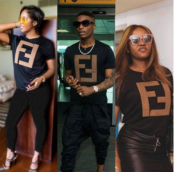 Tonto Dikeh busted wearing a fake Fendi T-shirt (Photos)