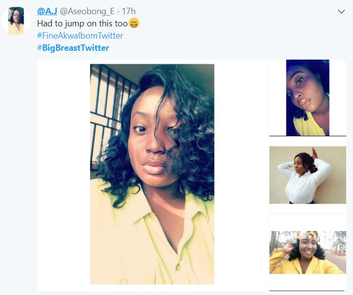 Nigerian ladies join #BigBreastTwitter trend and there are absolute big things to see (Photos)
