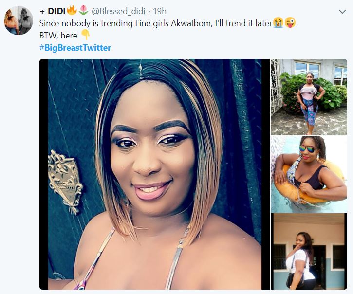 Nigerian ladies join #BigBreastTwitter trend and there are absolute big things to see (Photos)