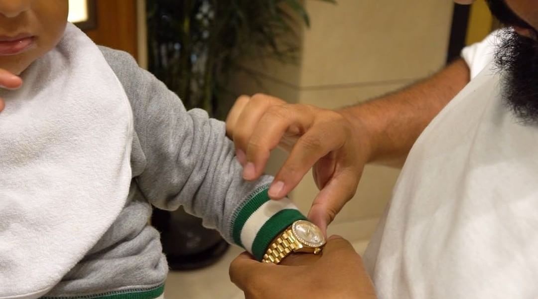DJ Khaled buys for his son a $34k Rolex watch (video)