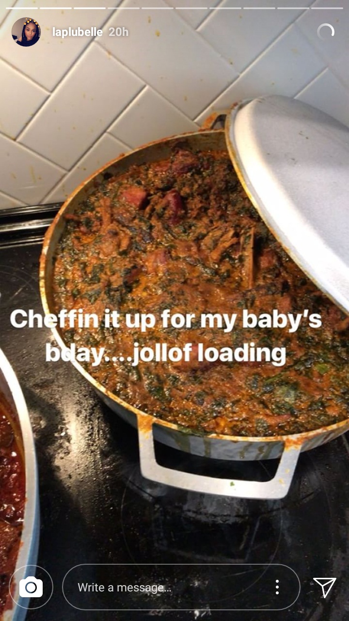 Davido's 2nd Baby Mama, Amanda, turns to a Chef for Hailey Adeleke's Birthday