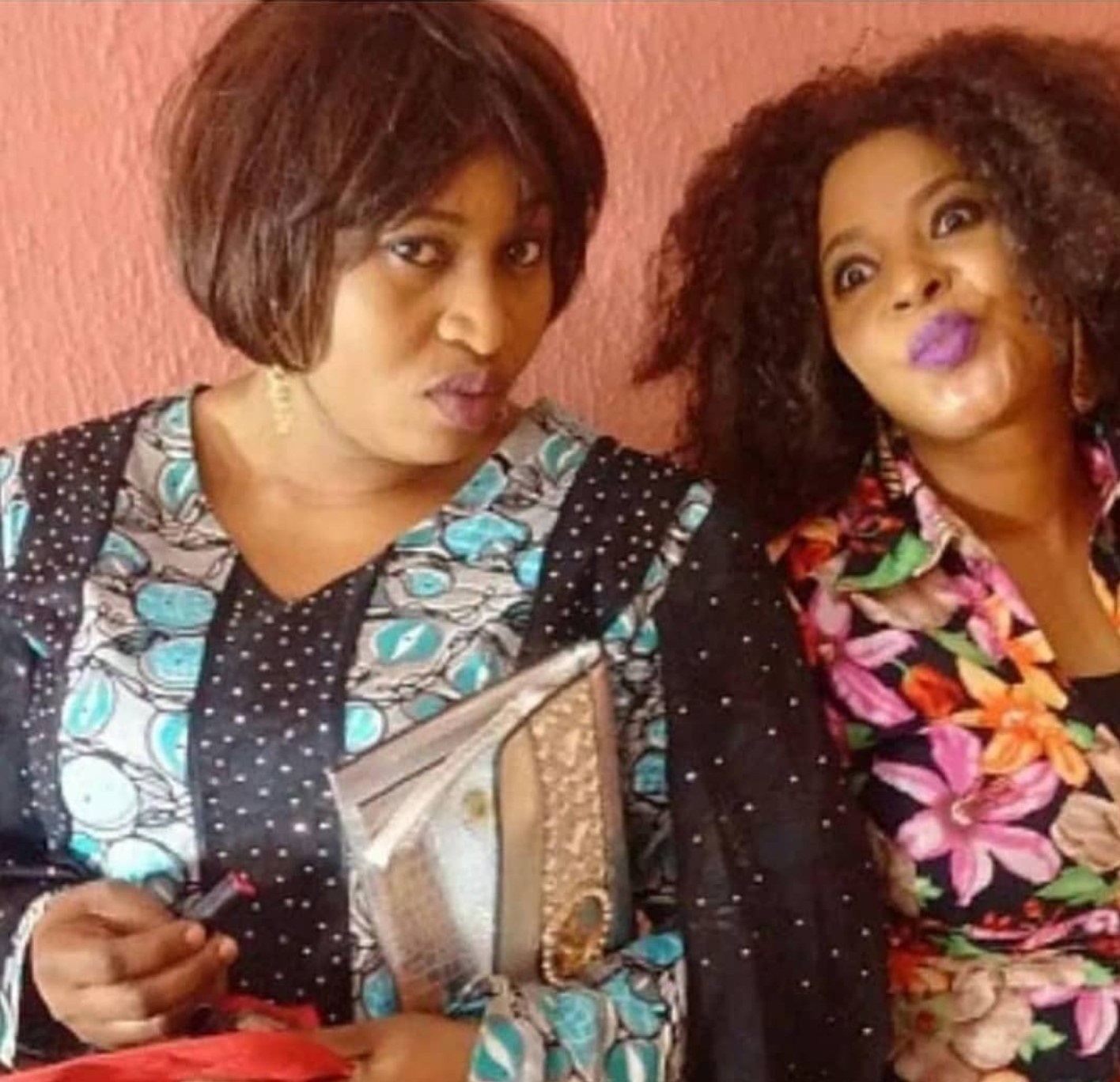 Sad: Photo of Actresses Moji Olaiya and Aisha Abimbola together.