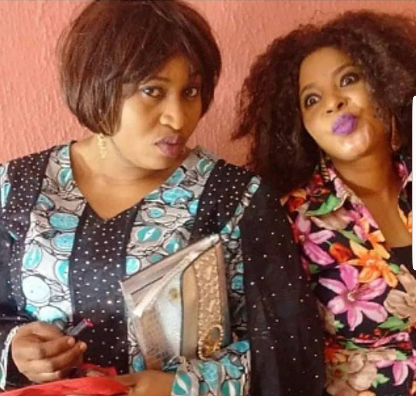 Sad: Photo of Actresses Moji Olaiya and Aisha Abimbola together.