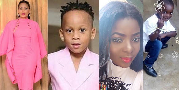 Toyin Lawani goes after social media user and her kid after the woman came for Toyin's son.