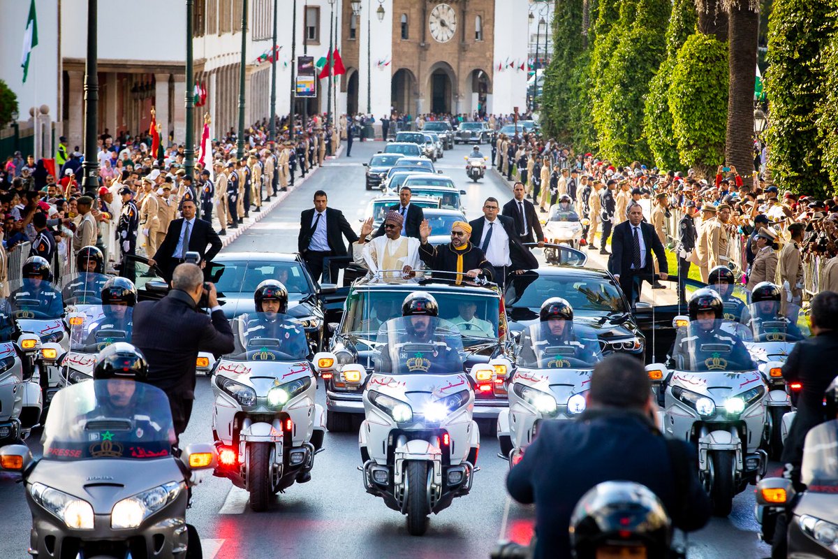 Photos: President Buhari arrives Morocco