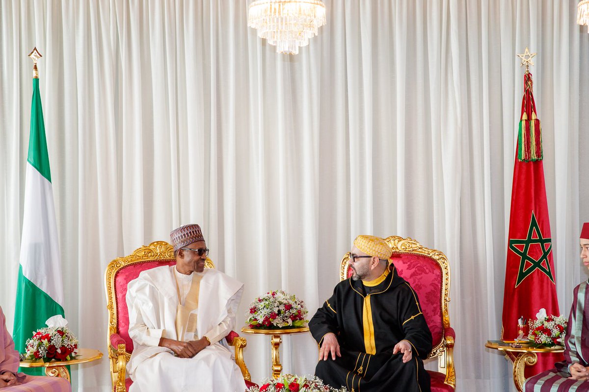 Photos: President Buhari arrives Morocco