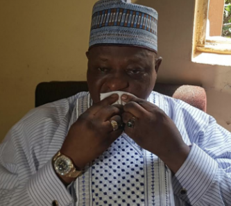 Photos: Ex-Plateau state governor, Joshua Dariye, weeps as court sentences him to 14 years imprisonment for N1.1bn fraud.