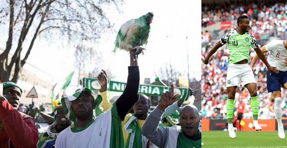 #Russia2018: Russia stops Nigeria fans from bringing live chicken to stadium