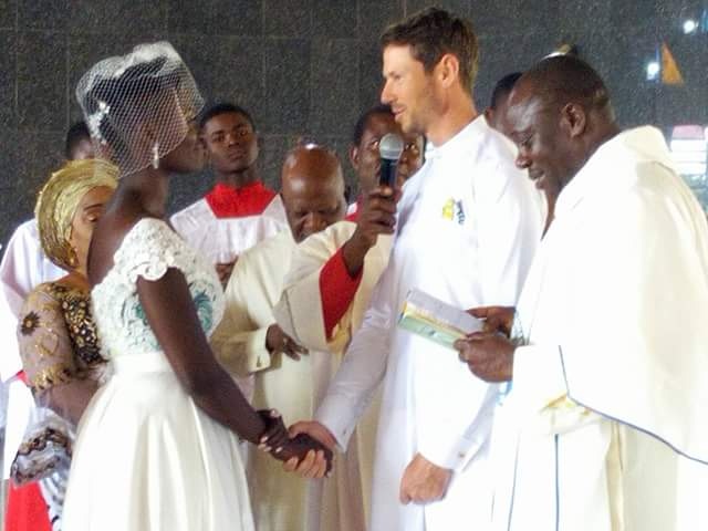 Photos from the white wedding of Late Dora Akunyili's daughter, Chidiogo to her Canadian fiancé, Andrew.