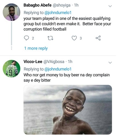 John Dumelo shades the hell out of Super Eagles & Nigerians after their loss to Croatia