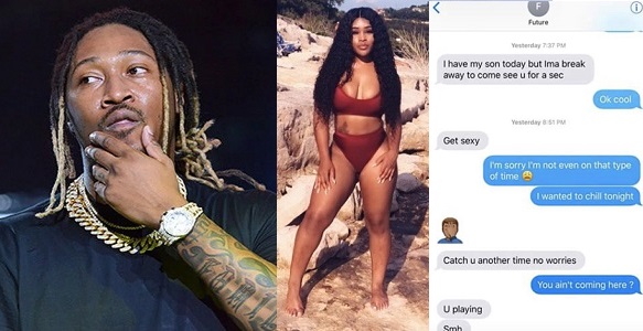 Rapper Future slammed by Instagram model he left stranded after she refused to have sex with him