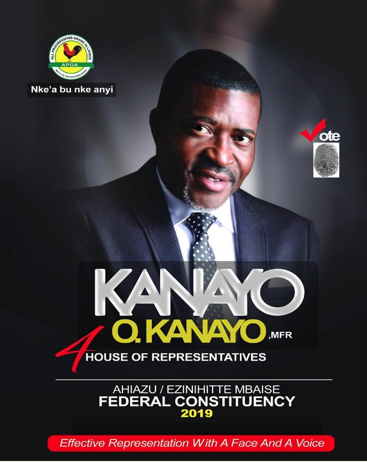 Nollywood Veteran, Kanayo O. Kanayo releases official campaign poster.