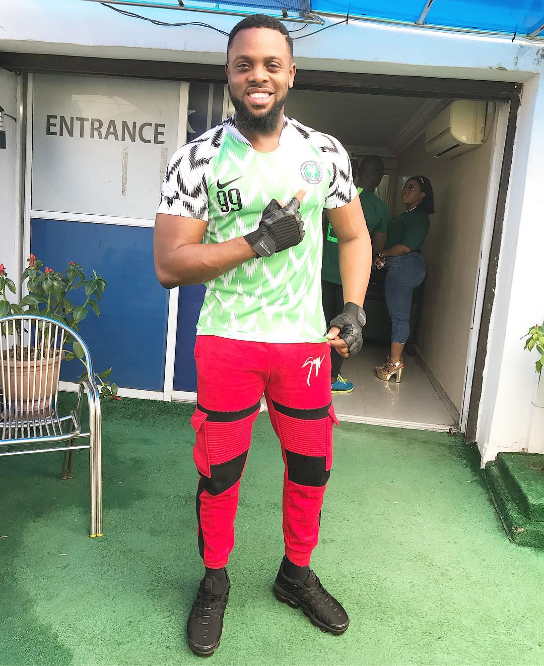 World Cup 2018: Nigerian Celebrities rock Super Eagles Jersey before Croatia loss yesterday