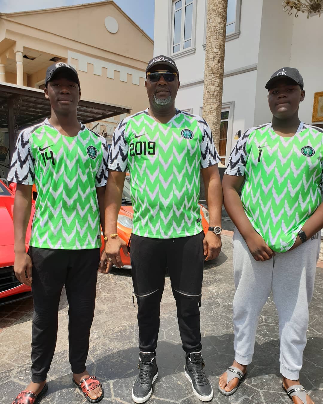 World Cup 2018: Nigerian Celebrities rock Super Eagles Jersey before Croatia loss yesterday