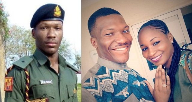 Nigerian soldier jumps from plane to propose to his girlfriend. (Photos/Videos)