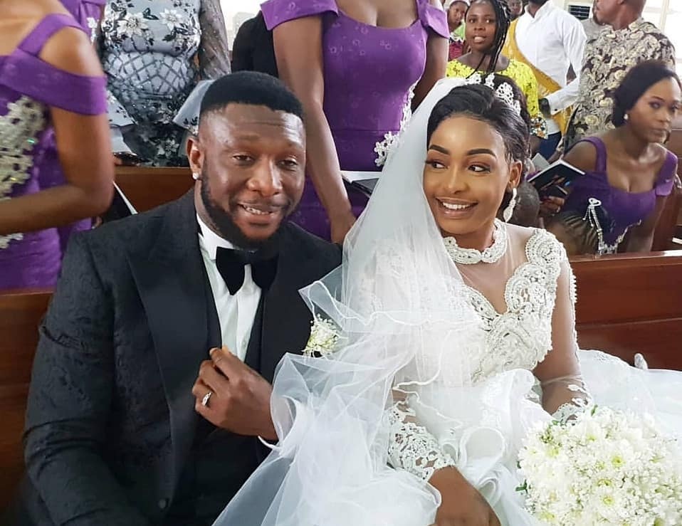 Nollywood Stars, Tchidi Chikere and Nuella Njubigbo finally wed in Church, four years after their Traditional Marriage.